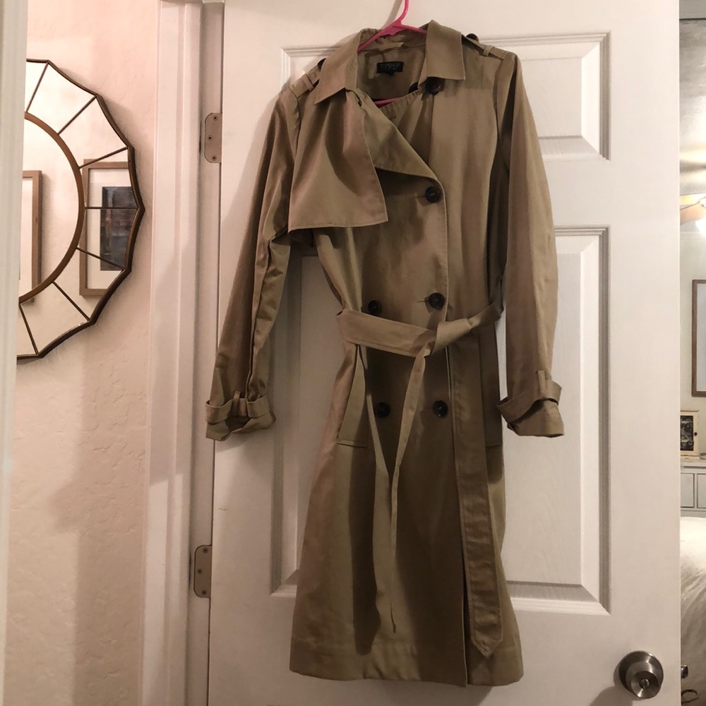 Topshop Trench Coat WORN ONCE!